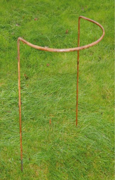 Border Support Rust (Pack of 4) - L180 x W250 x H900 cm - Bare Metal/Ready to Rust