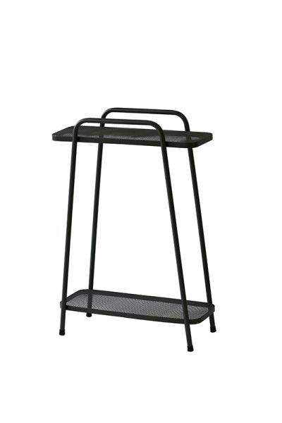 Modern Plant Stand 2 Shelf Tall