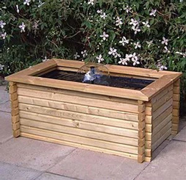 60 Gallon Rectangular Pond without Pump - L122 x W68.5 x H50.8 cm