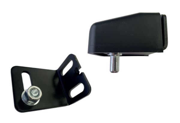 Rear Mounted Hinge for Double Gate - L12 x W7 x H5 cm