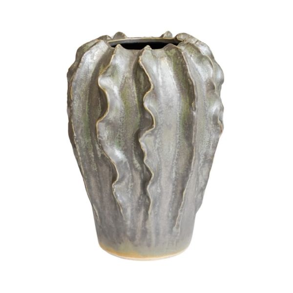 Scarlet Coral Reef Vase - L18 x W18 x H24 cm - Green