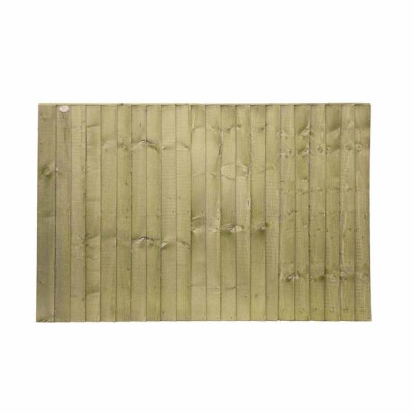 Standard Featheredge Vertical Panel - Timber - L5 x W182.8 x H121.7 cm