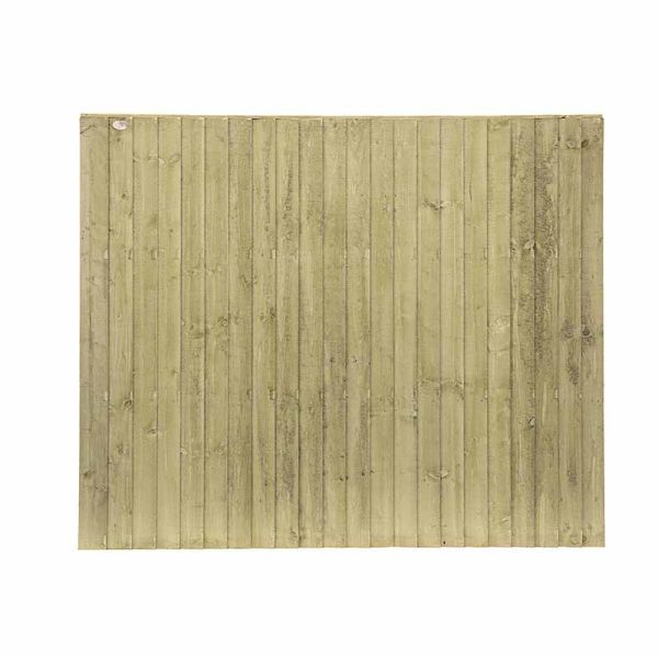 Standard Featheredge Vertical Panel - Timber - L5 x W182.8 x H151.7 cm