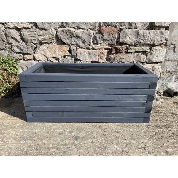 Norfolk Planter (Painted Wooden Planter - Choice of Colours Available) - L240 x W40 x H60 cm