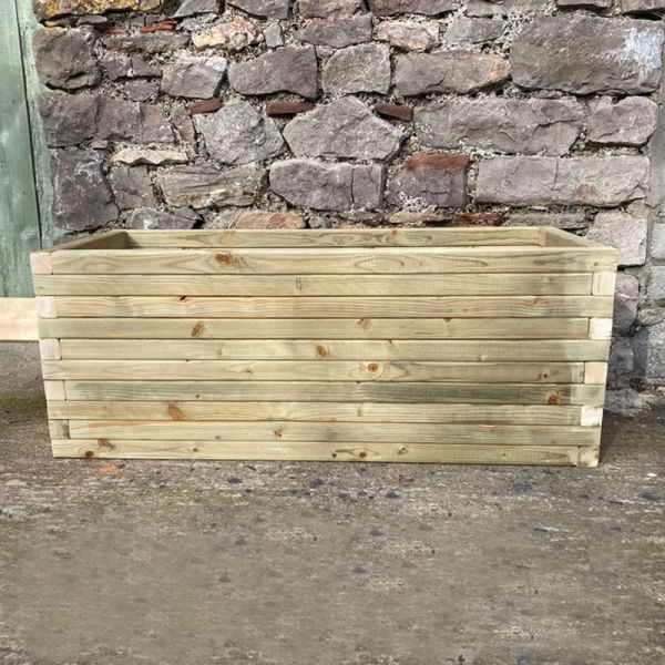 Norfolk Planter - Wood - L240 x W40 x H60 cm