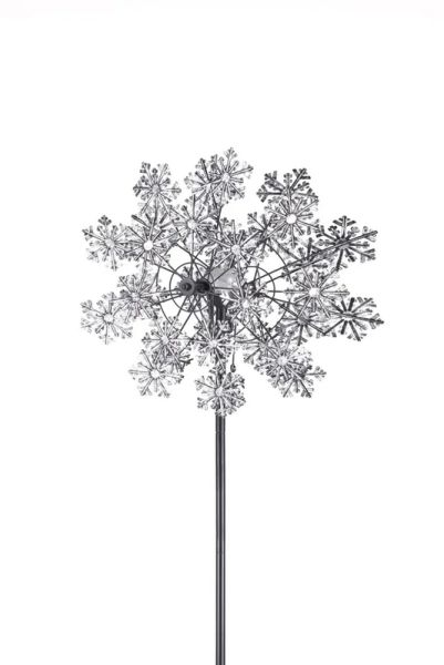 Winters Snowflake Wind Sculpture - L61 x H224 cm