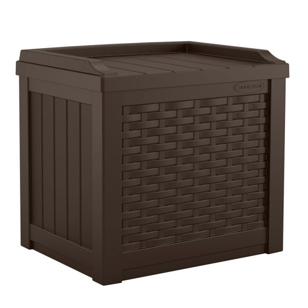 83L Georgia Storage Box - Resin - L43 x W56 x H52 cm - Java Brown