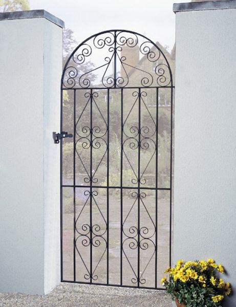 Stirling Scroll Tall Bow Top Single Gate - W122 x H198 cm