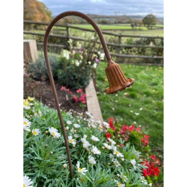 Bluebell Garden Art (Pack of 3) - Bare Metal/Ready to Rust - Steel - W100 x H6 cm