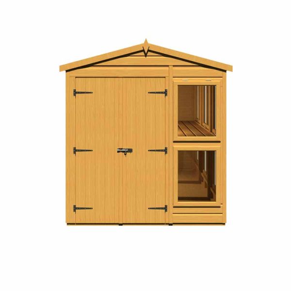 Sun Hut 6 x 12 Feet Potting Shed - L360 x W200.9 x H214.6 cm