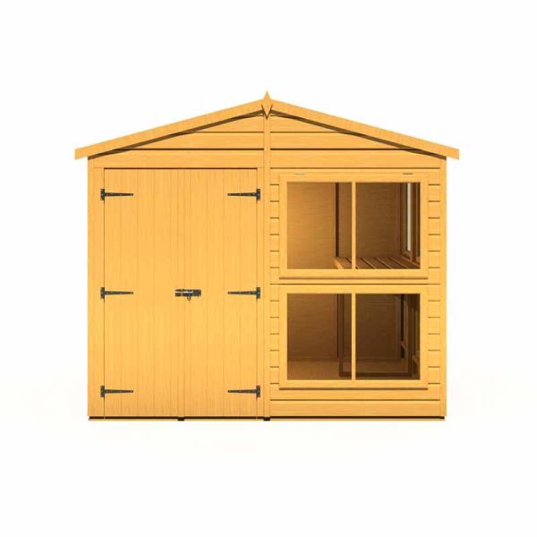 Sun Hut 8 x 6 Feet Potting Shed - L182 x W260.1 x H222.5 cm
