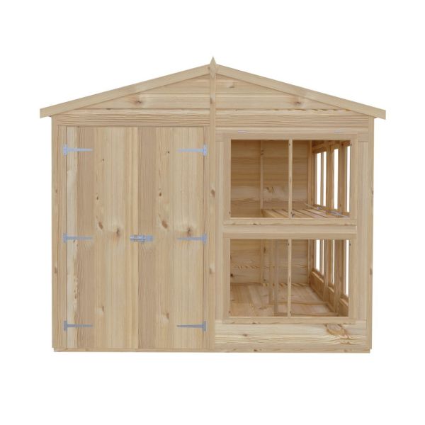 Sun Hut 8 x 10 Feet Potting Shed - L298 x W244.8 x H222.5 cm