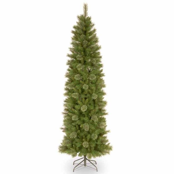 Tacoma Pine 5ft Pencil Tree Artificial Plant, Christmas Decoration, Artificial Christmas Tree