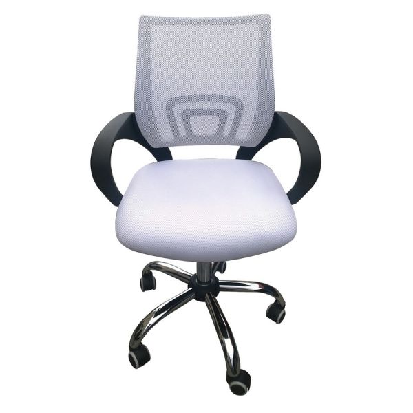 Tate Mesh Back Office Chair - Mesh - L56 x W57 x H96 cm - White