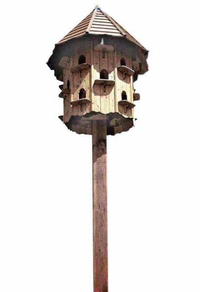 Nayland Natural Dovecotes Twenty Nest - Pressure Treated Timber - L128.5 x W128.5 x H500 cm