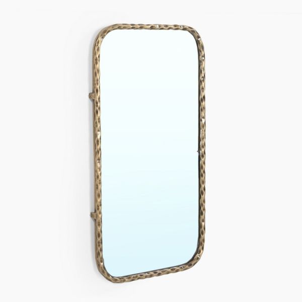 Vista Wall Mirror - Iron - L91 x W51 x H2 cm - Brass