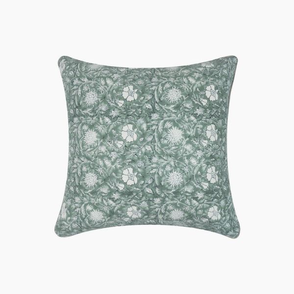 Isla Lush Cushion - Cotton - L50 x W50 x H1 cm - Green