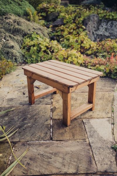 Valley Garden Coffee Table - Timber - L50 x W80 x H45 cm - Fully Assembled