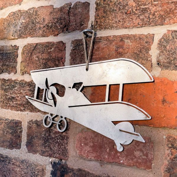 Hanging Tiger Moth Garden Art - W15 x H23 cm - Black