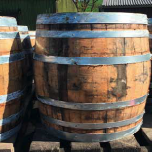 Large Original Oak Whiskey Barrel (Butt) - 480L