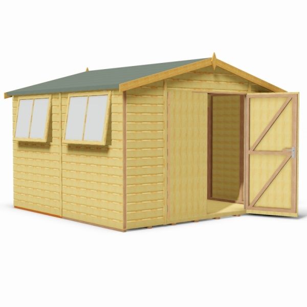 Workspace DD Tongue and Groove Garden Shed Workshop Approx 10 x 10 Feet